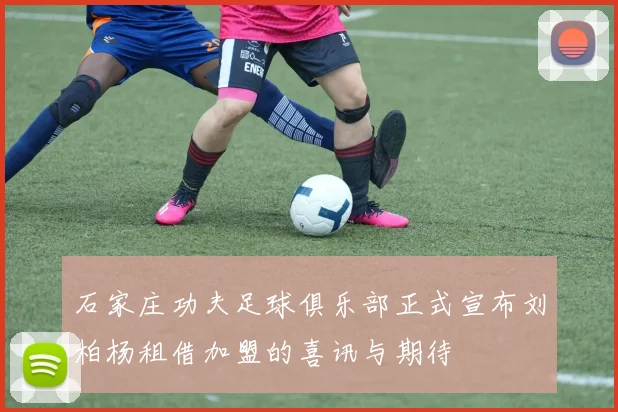 石家庄功夫足球俱乐部正式宣布刘柏杨租借加盟的喜讯与期待